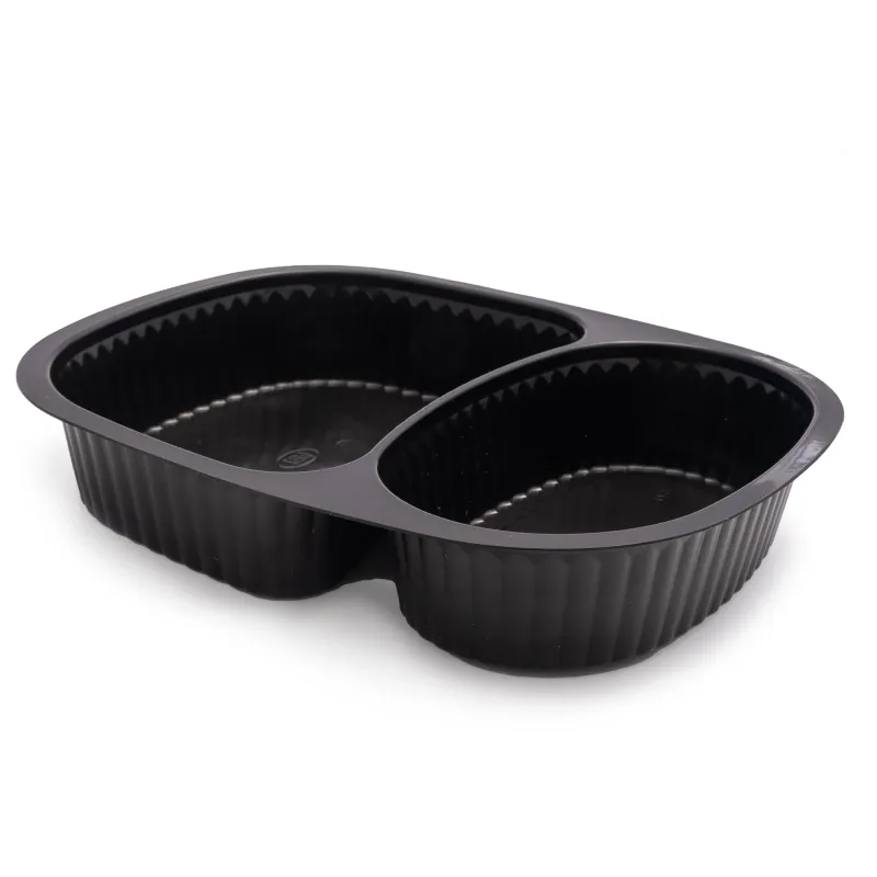 Oval Meal Tray 2 Division (50)