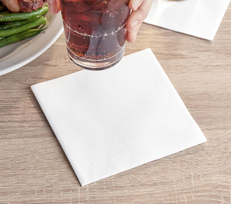Serviettes 2Ply 330 x 330mm White (100)