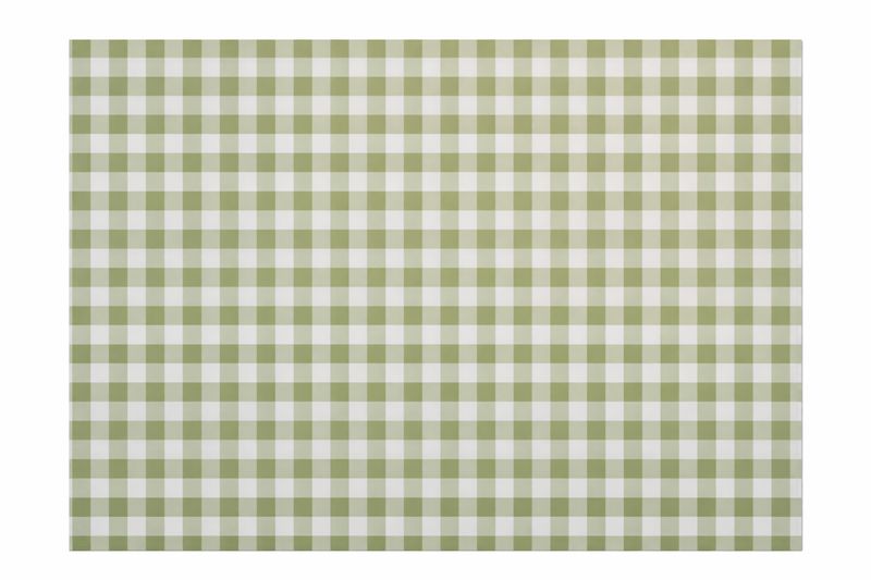 Grease Proof Paper Ream Ginham 420x320 Green (Qty25)