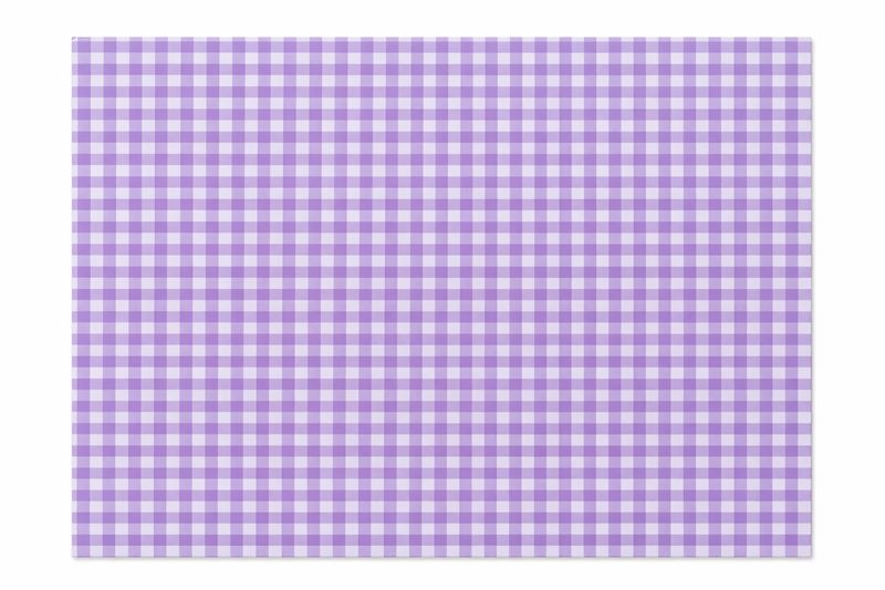 Grease Proof Paper Ream Ginham 420x320mm Lilac(Qty25)