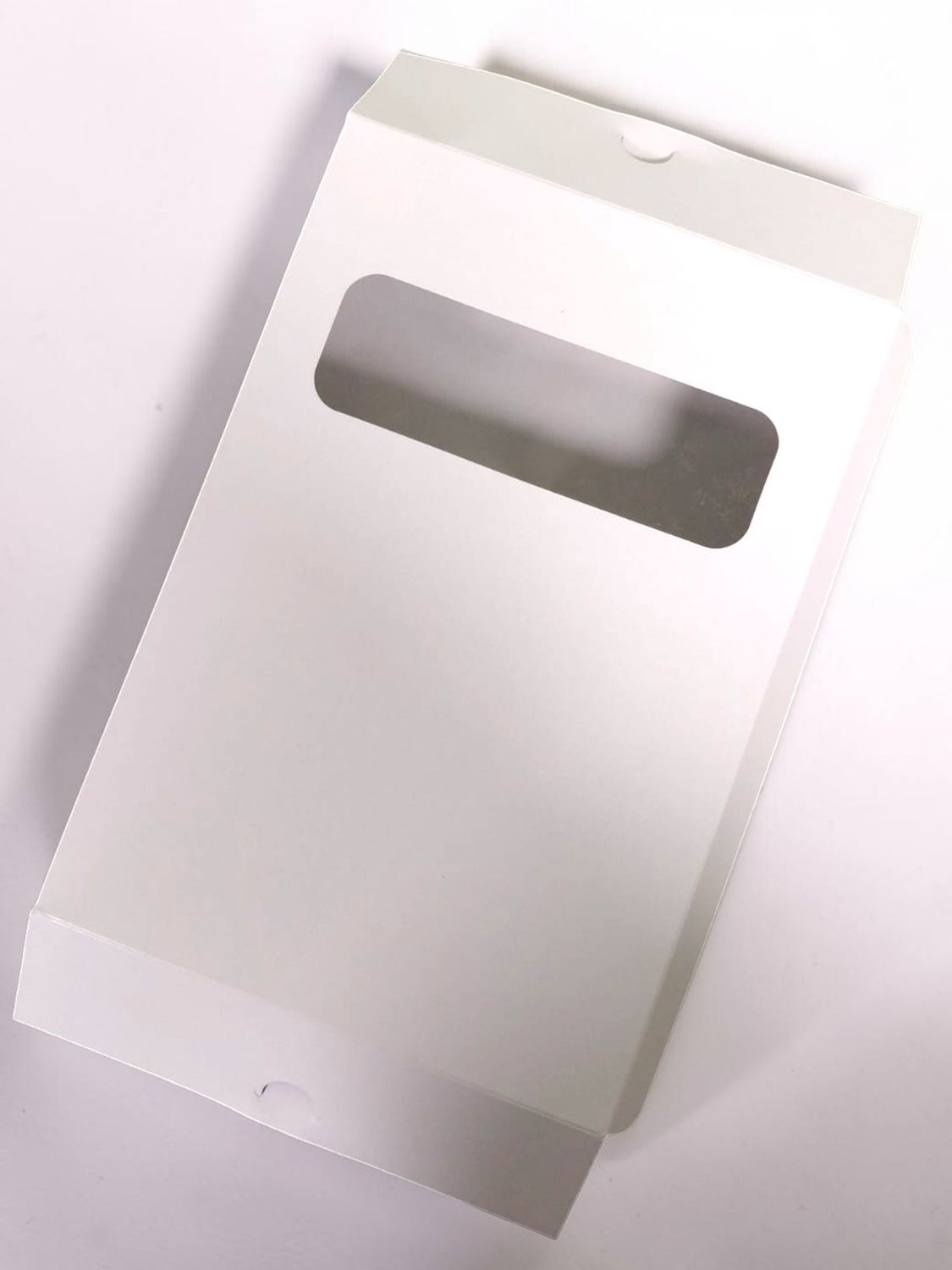 6 Doughnut box white +  peep window (ea)