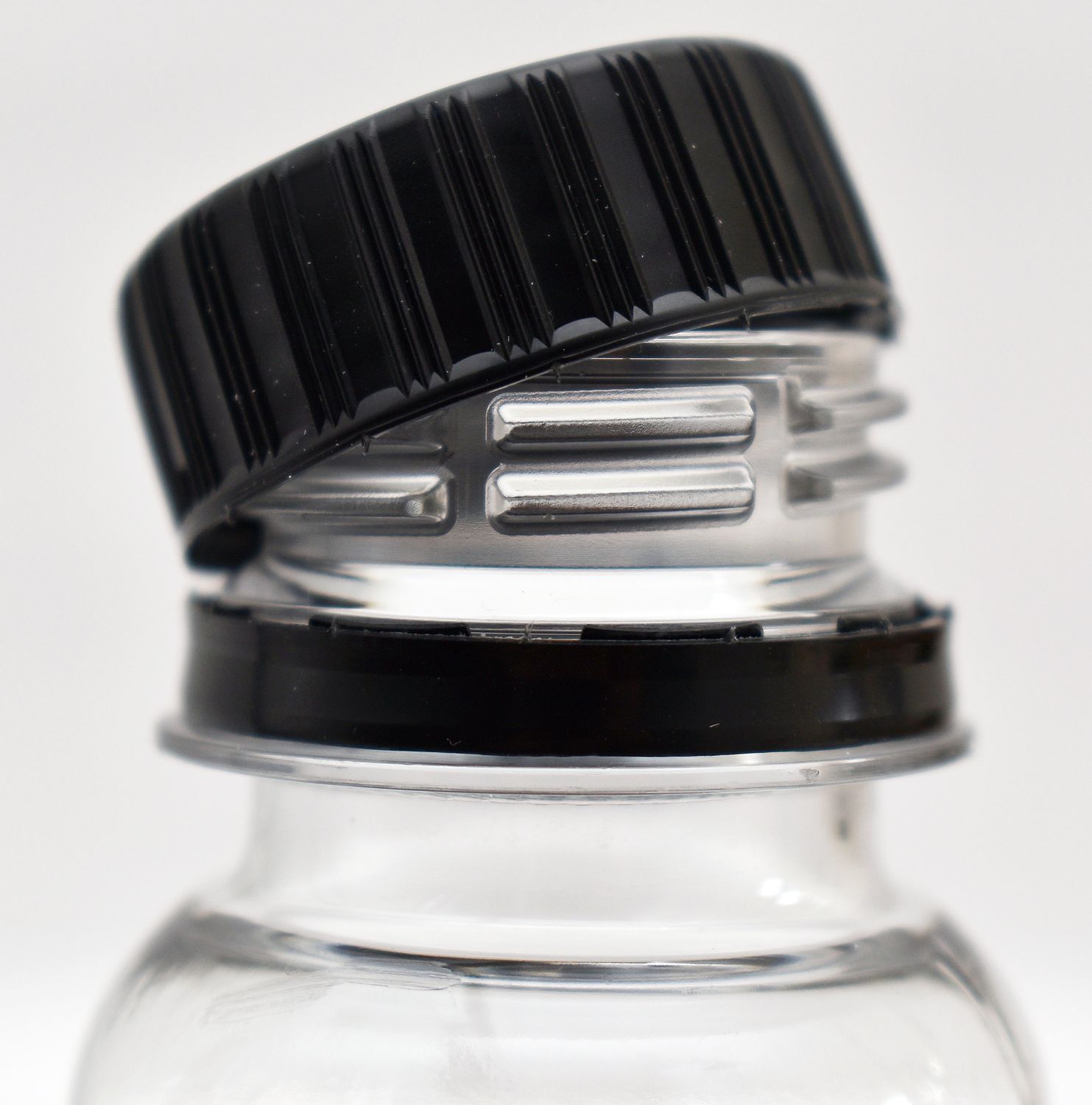PET Natural Shot 60ml (15g) 28mm Black Grip Lid (ea)