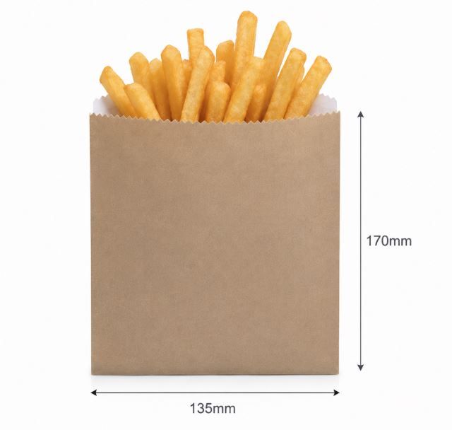Duplex Brown Bags Size 1 - 135x170mm (Qty100)