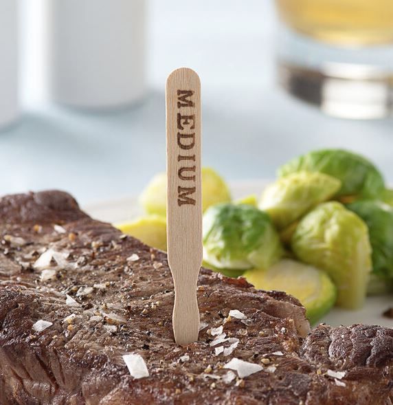 Cutlery Wooden Steak Marker Medium (100)