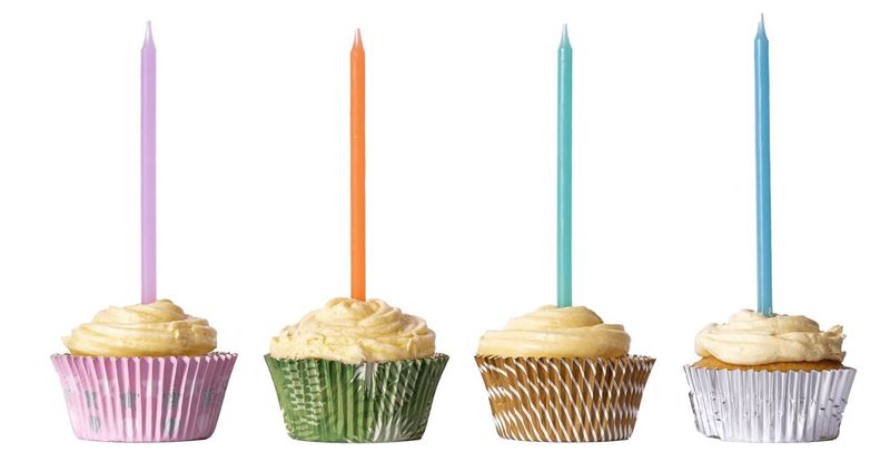 Tala Candles Bright Mix Colours 12pk