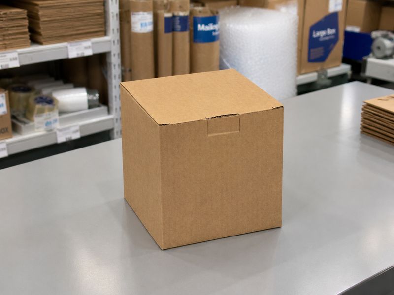 Box Corrugated Shipping 150 x 150 x 150 mm Kraft (ea)