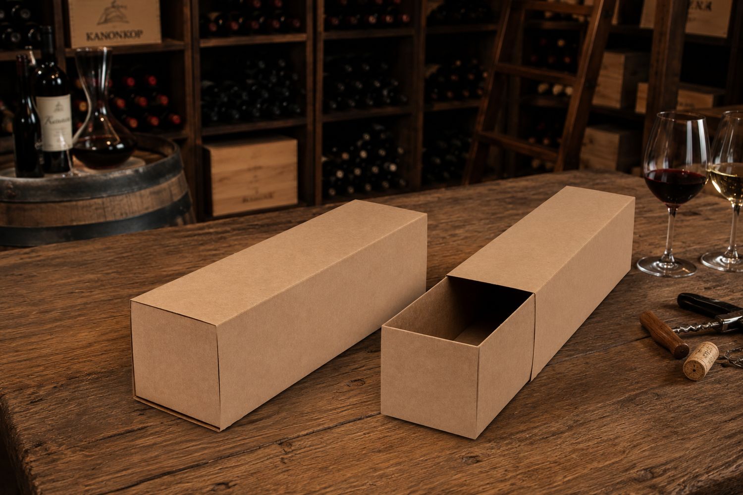 Rectangular Gift Box Base &amp; Sleeve Lid 340x91x86 mm