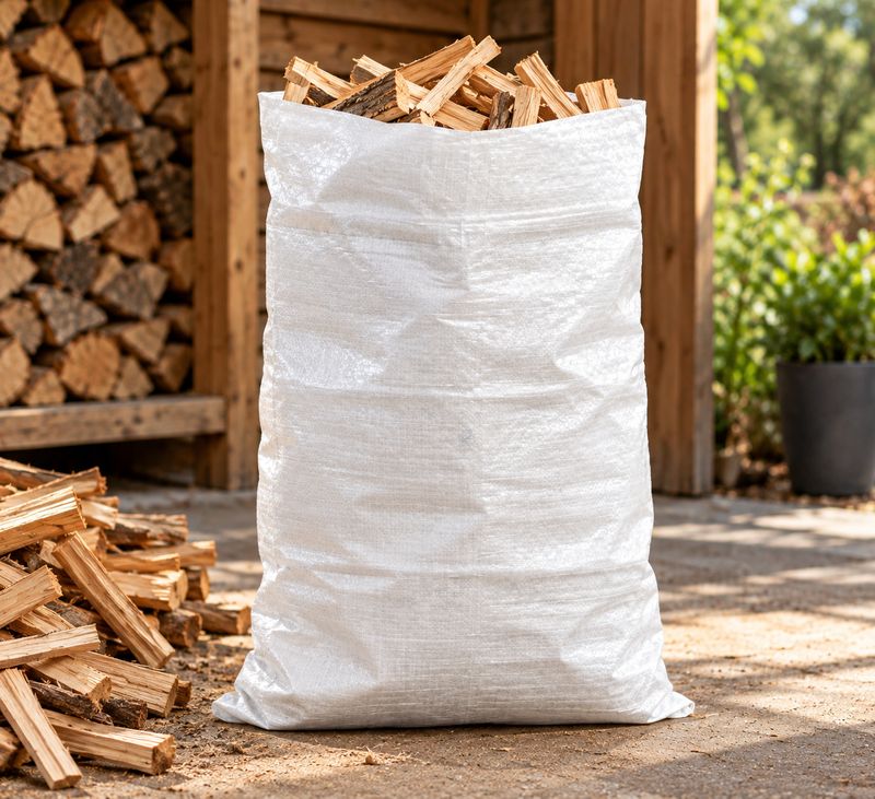 Polyprop Woven Wood Bags 25kg - 48cm x 73cm (10's)