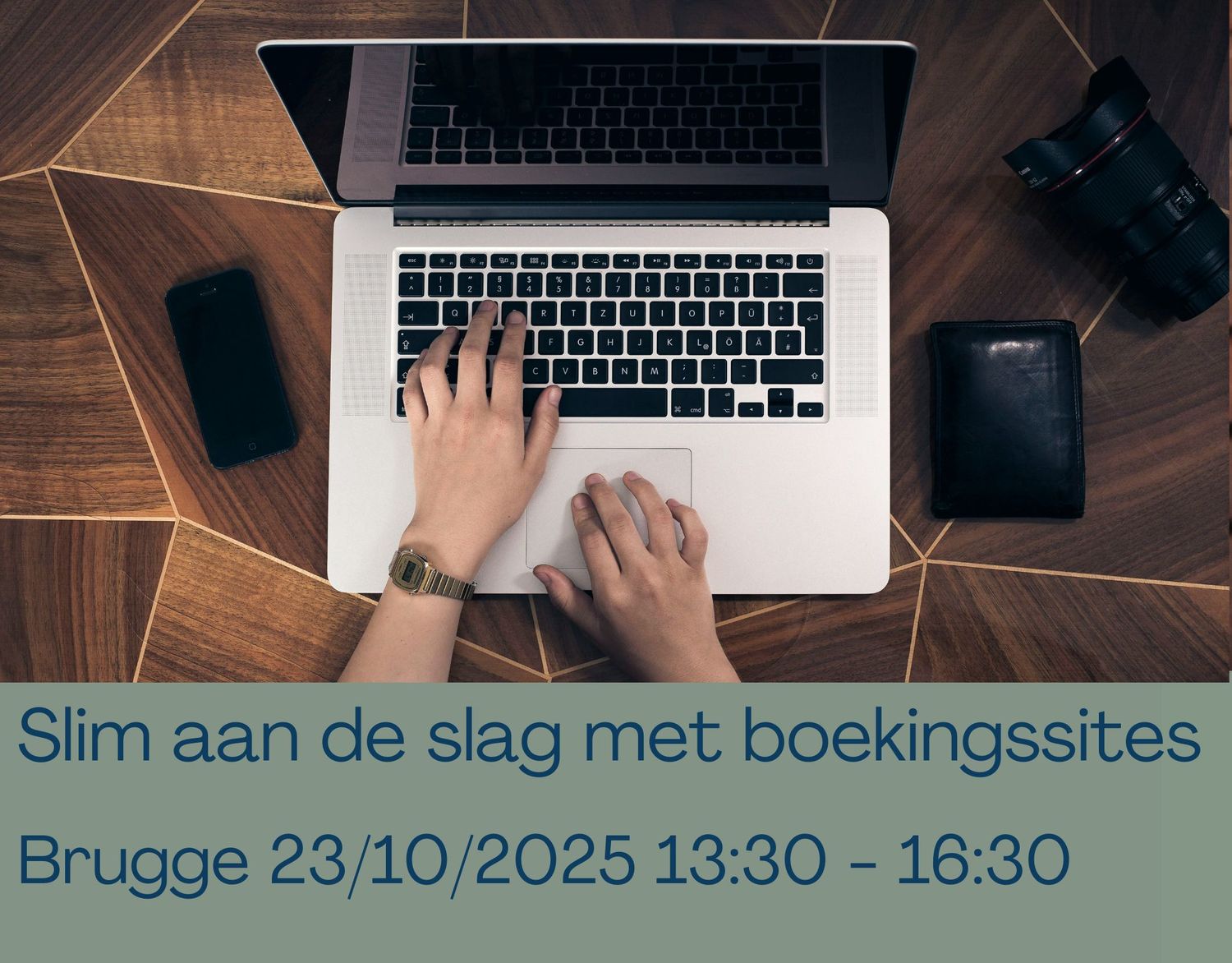 Slim aan de slag met boekingssites Brugge 23/10/2025 13:30 - 16:30