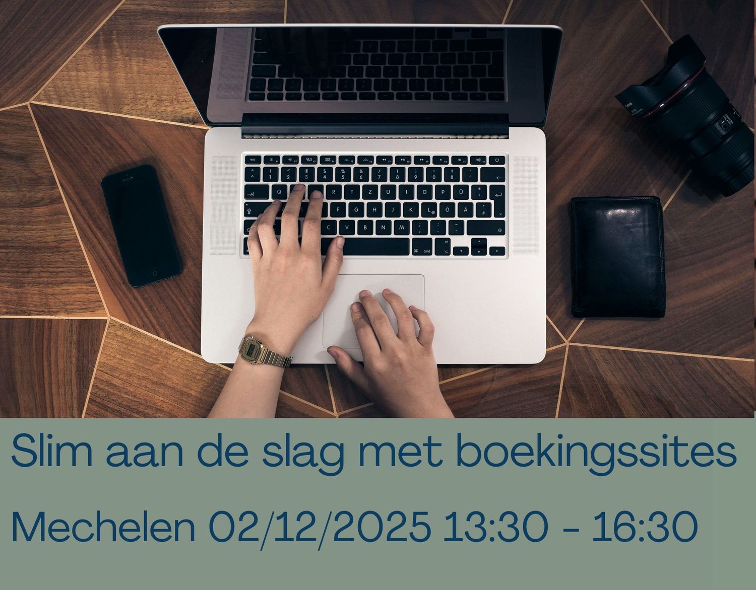 Slim aan de slag met boekingssites Mechelen 02/12/2025 13:30 - 16:30