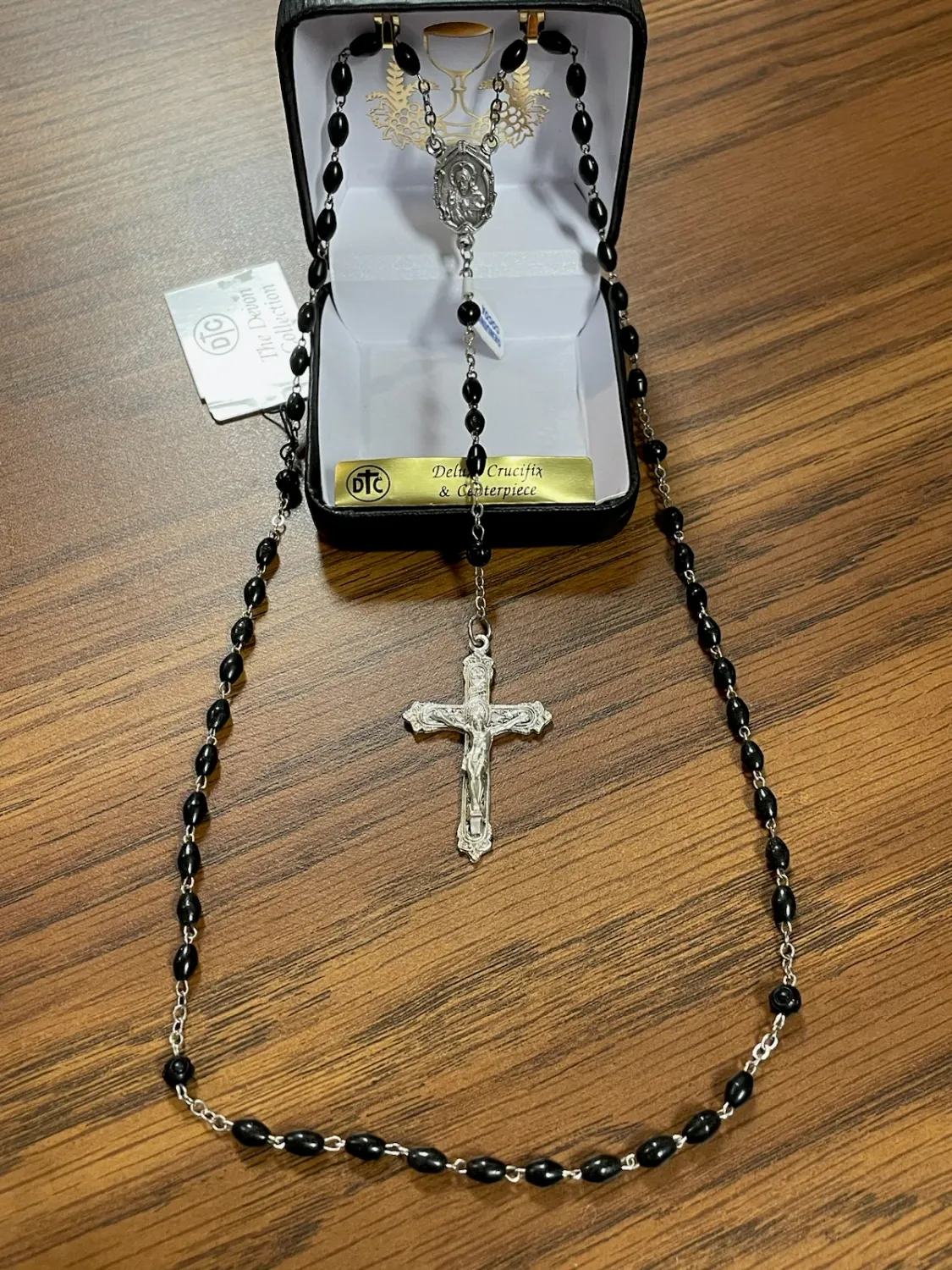 Black Coco Communion Rosary