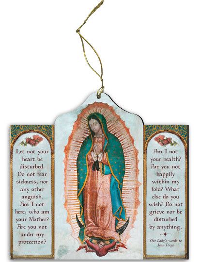 Ol Guadalupe Triptych Ornament