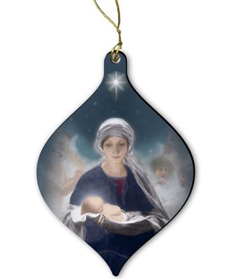 Star Bethlehem Wood Ornament