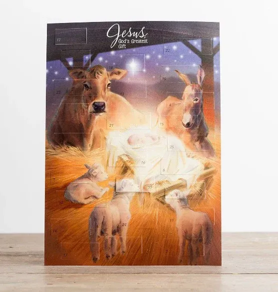 Advent Calendar Jesus, God's