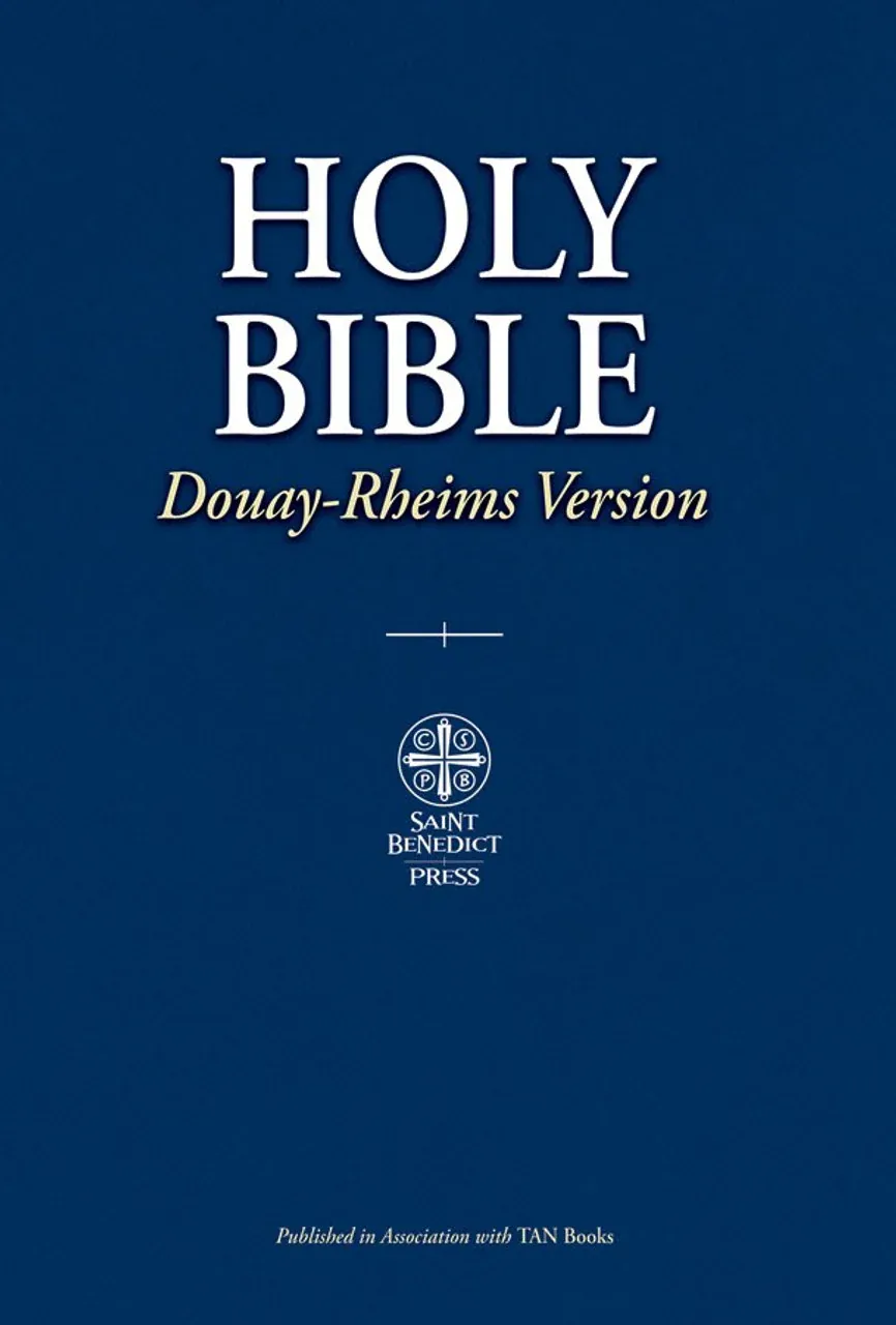 Douay-Rheims Bible Paper Blue