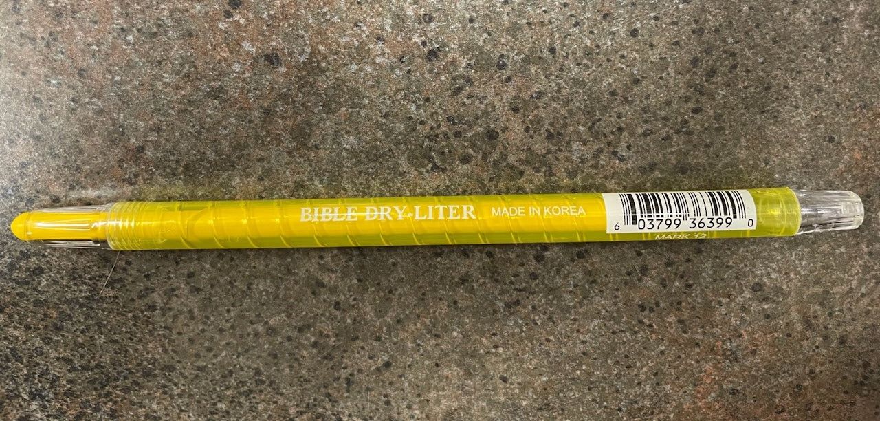 Bible Highlighter Yellow