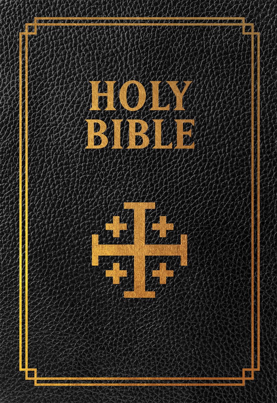 Douay-Rheims Bible Leather Blk