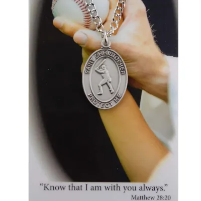 Boys Baseball Prayer Card Set