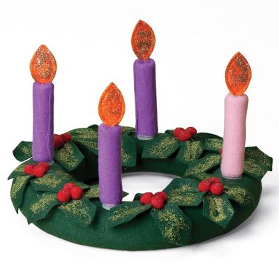 Fabric Advent Wreath