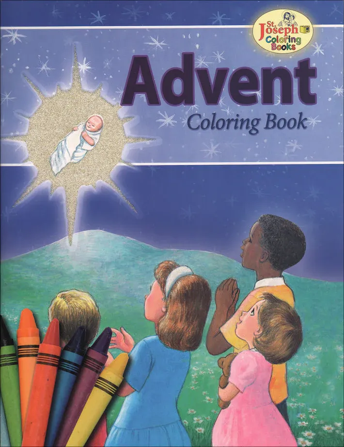 Coloring Book About Advent