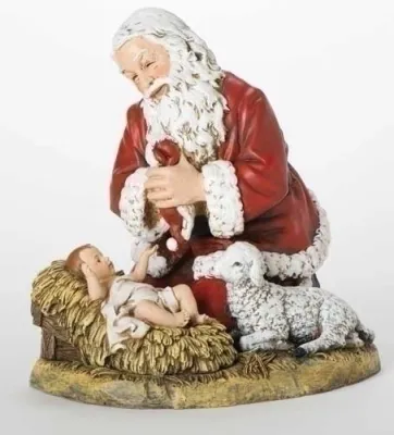 Kneeling Santa 13"