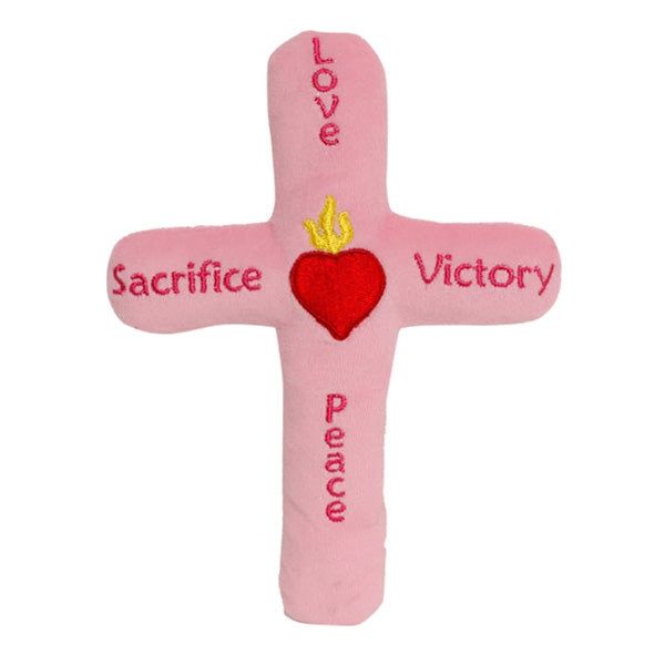 My First Cross Pink Plush