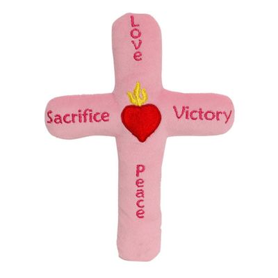 My First Cross Pink Plush