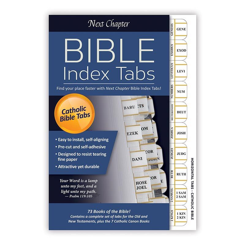 Horizontal Catholic Bible Tabs