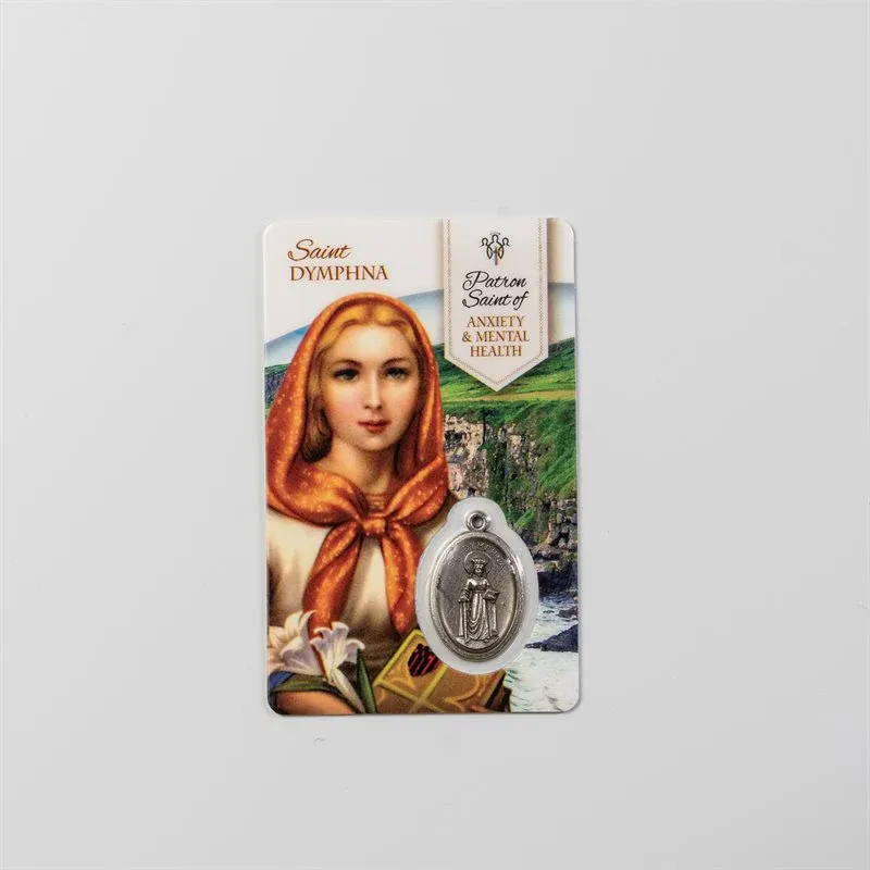 St Dymphna Heal/Mental Card W/