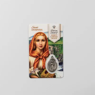 St Dymphna Heal/Mental Card W/