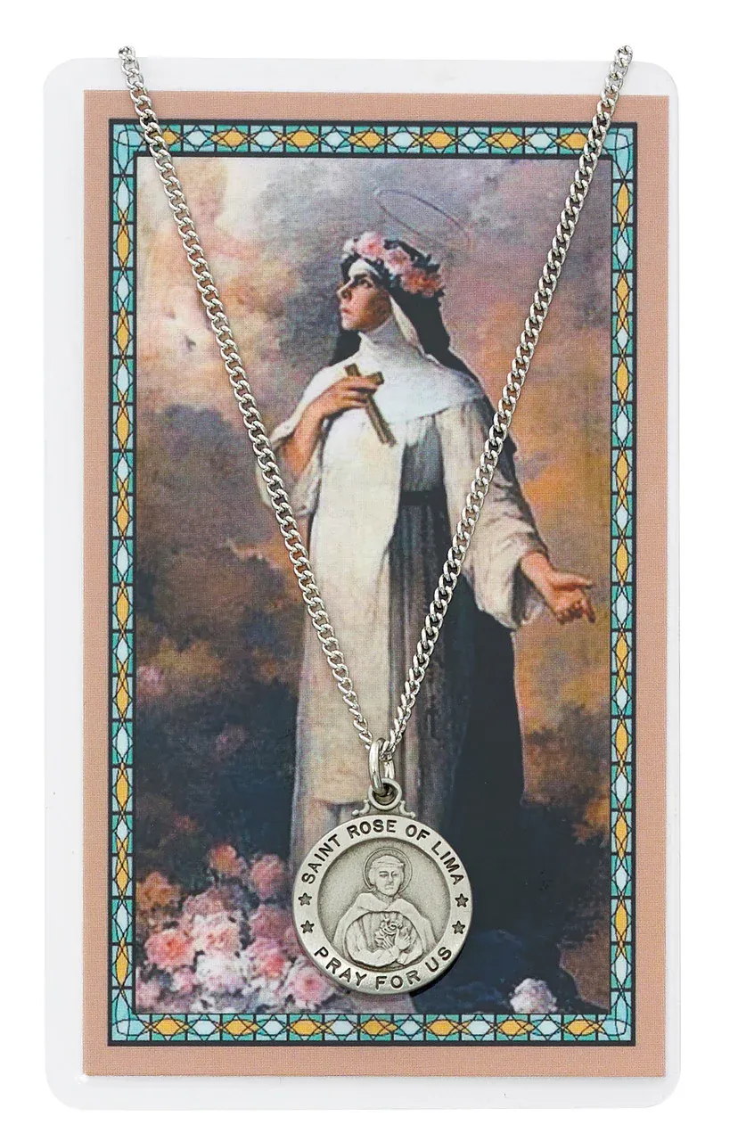 St Rose of Lima Pray Card Set