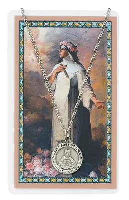 St Rose of Lima Pray Card Set