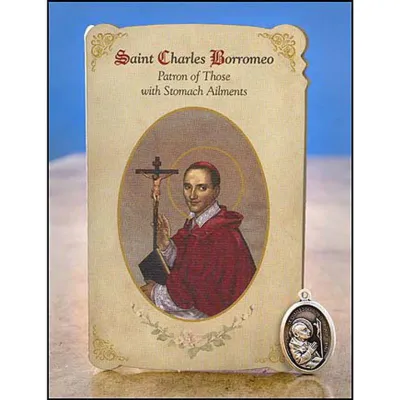 Charles Borromeo Medal &amp; Card