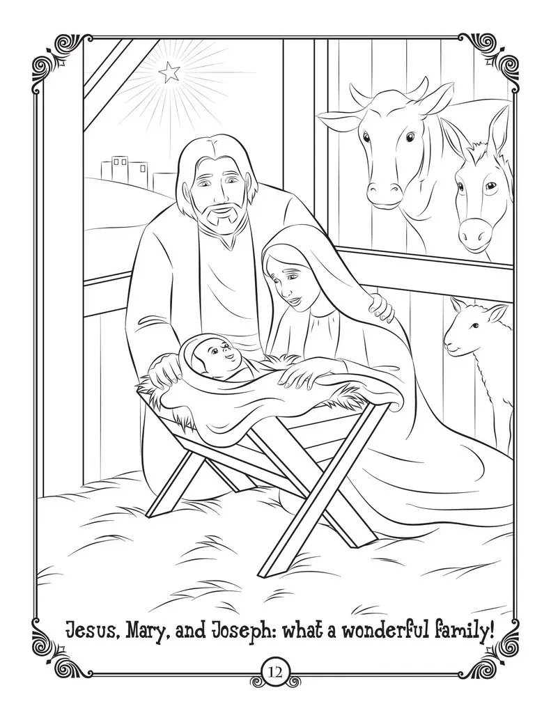 O Holy Night Coloring Book