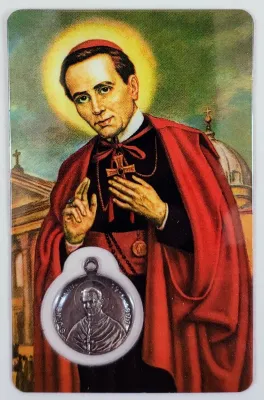 St John Neumann Card W/Medal
