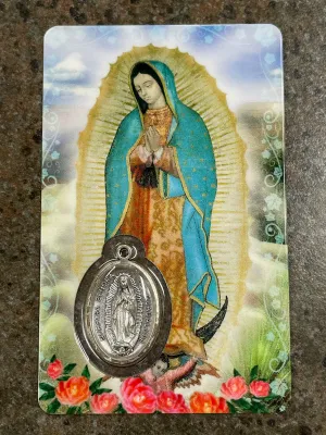 Our Lady Guadalupe Card/Medal