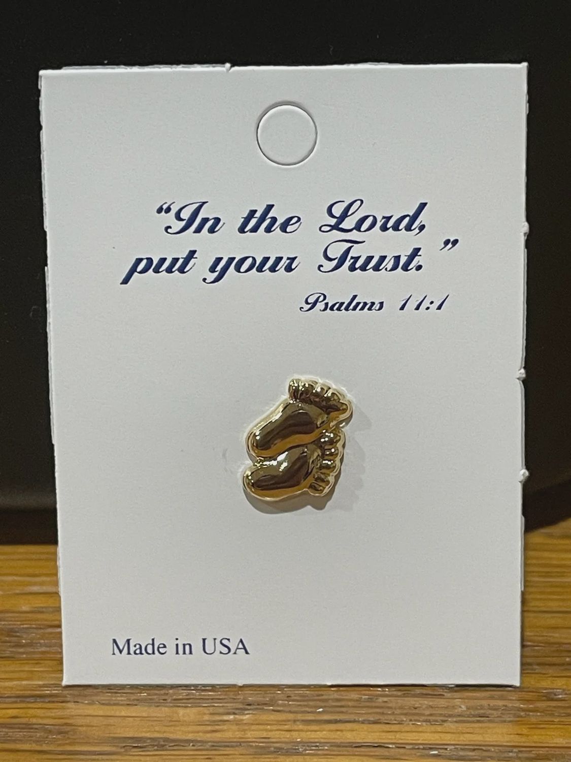 Baby Feet Lapel Pin