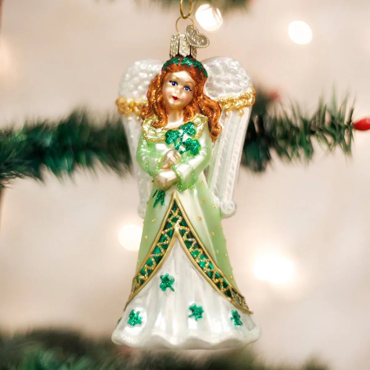 Irish Angel Ornament 5.5"