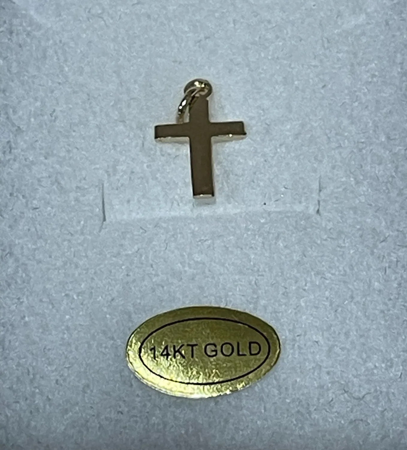 14Kt Gold Small Cross