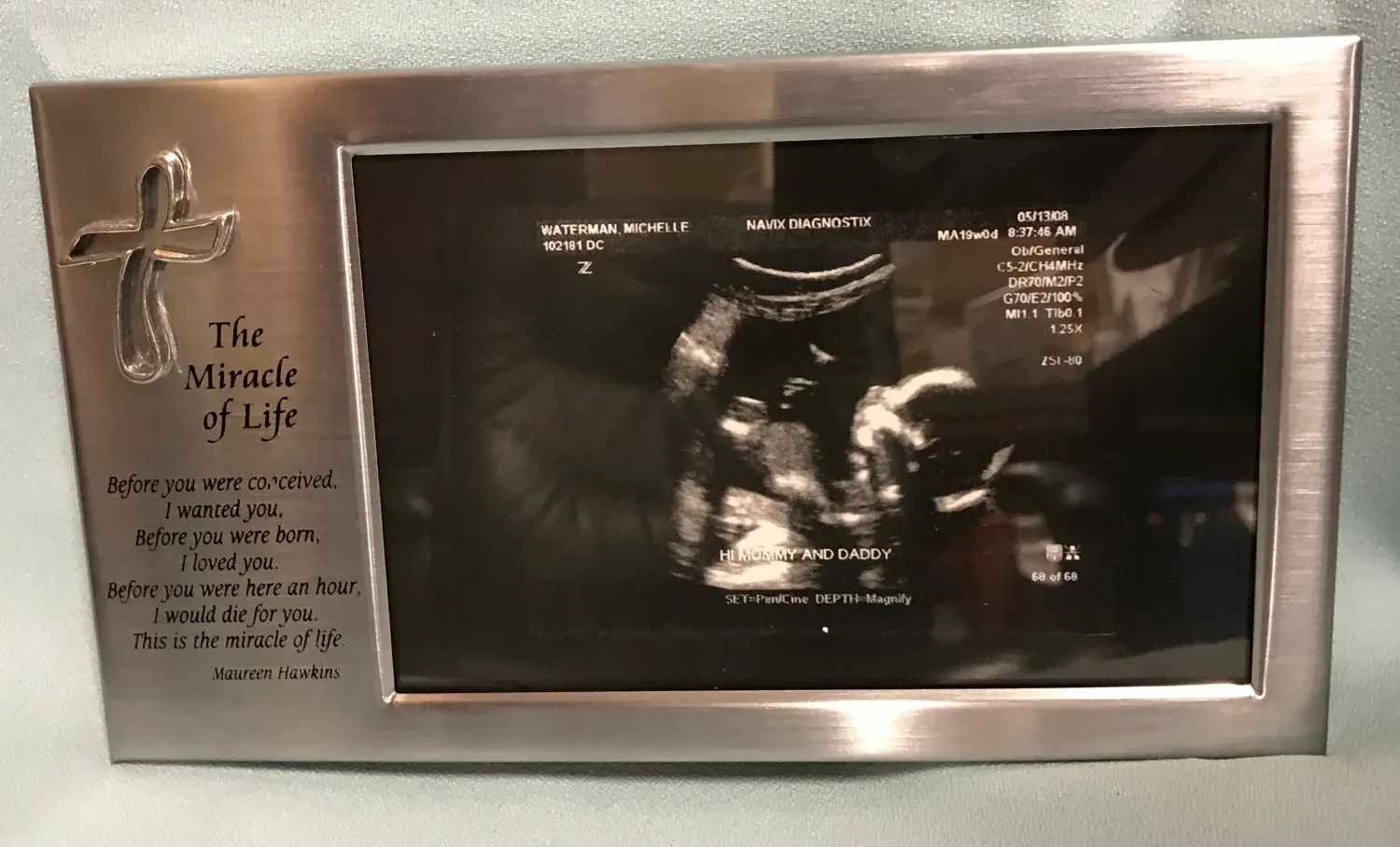 Miracle of Life Silver Frame