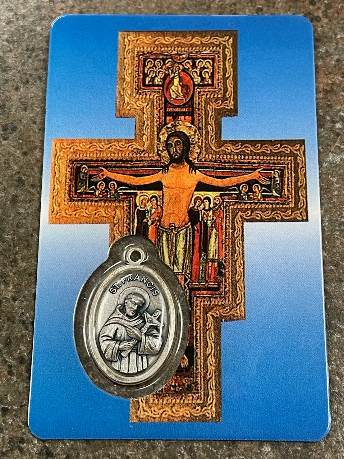 San Damiano Cross Prayer Card