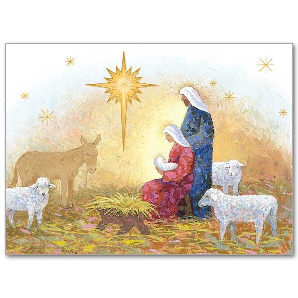 20Ct Nativity With Star