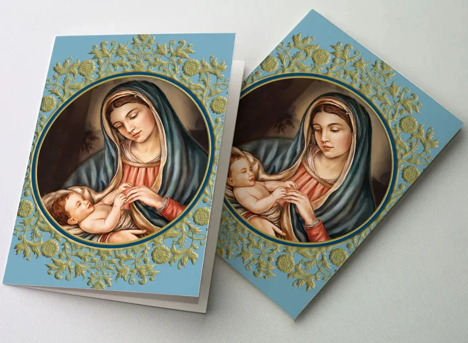16Ct Madonna And Child Boxed