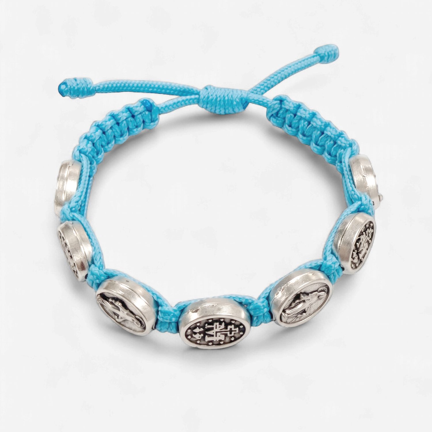 Miraculous Corded Child Bracelet, Color: Light Blue