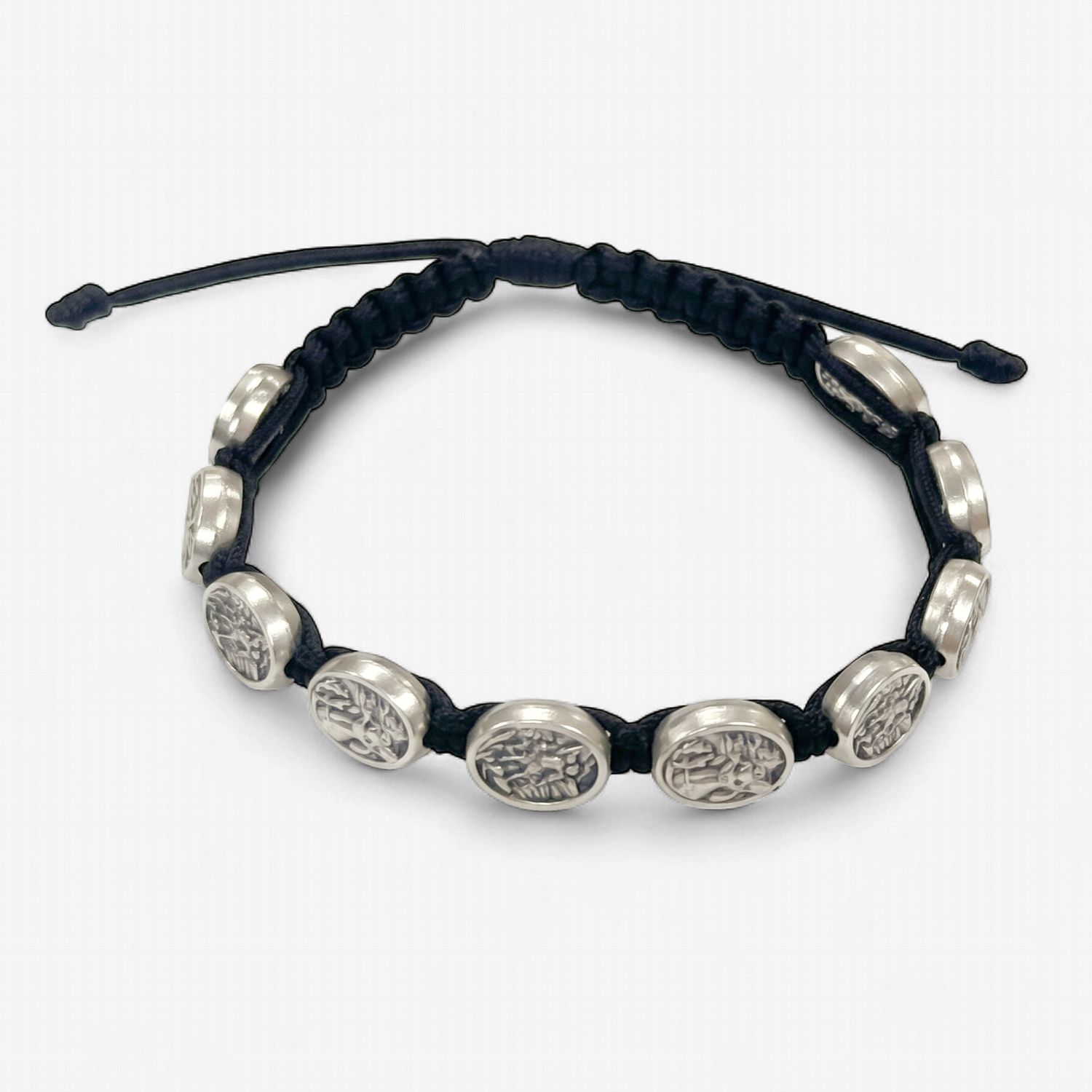St Michael Corded Bracelet, Color: Black