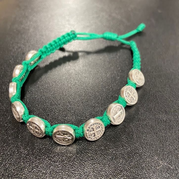 St Benedict Bracelet Brt Green