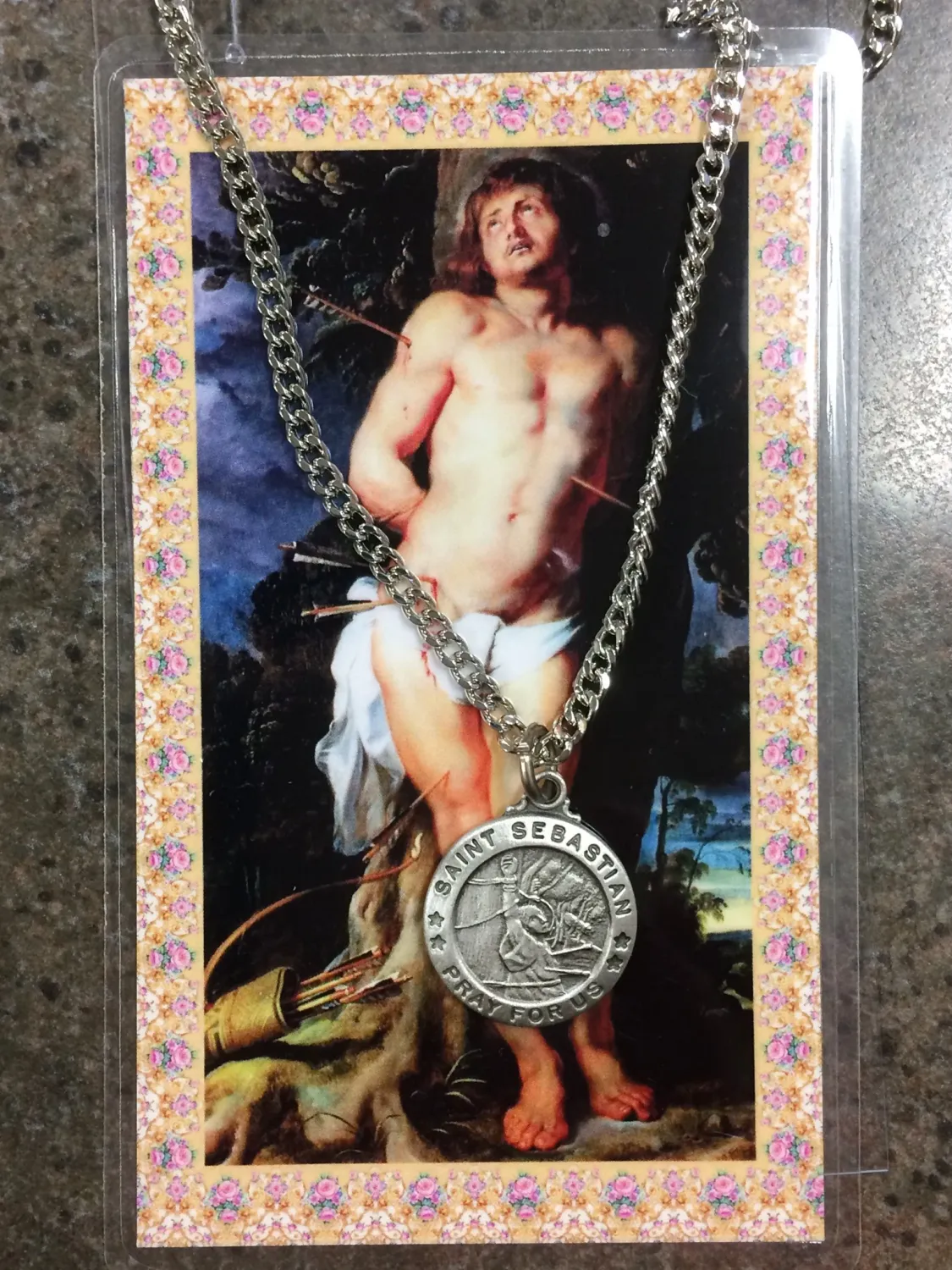 St Sebastian Prayer Card Set