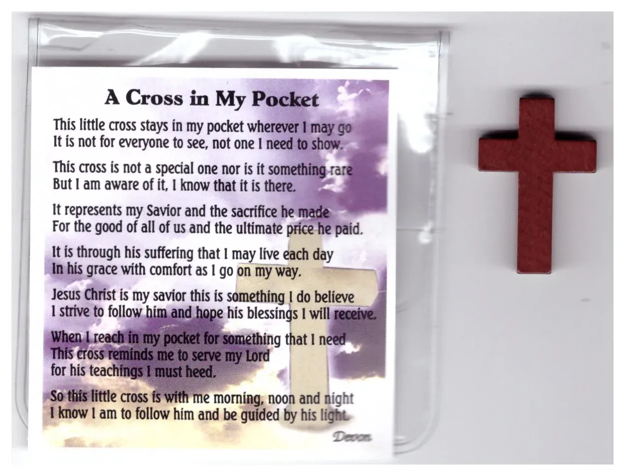 A Cross In My Pocket W Pouch