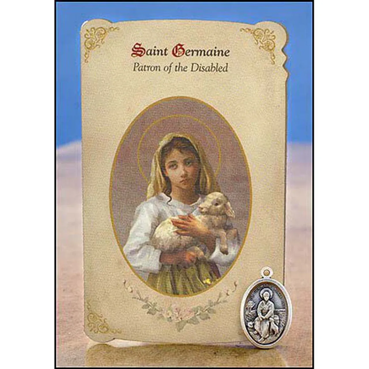 St Germaine Healing Medal &amp;