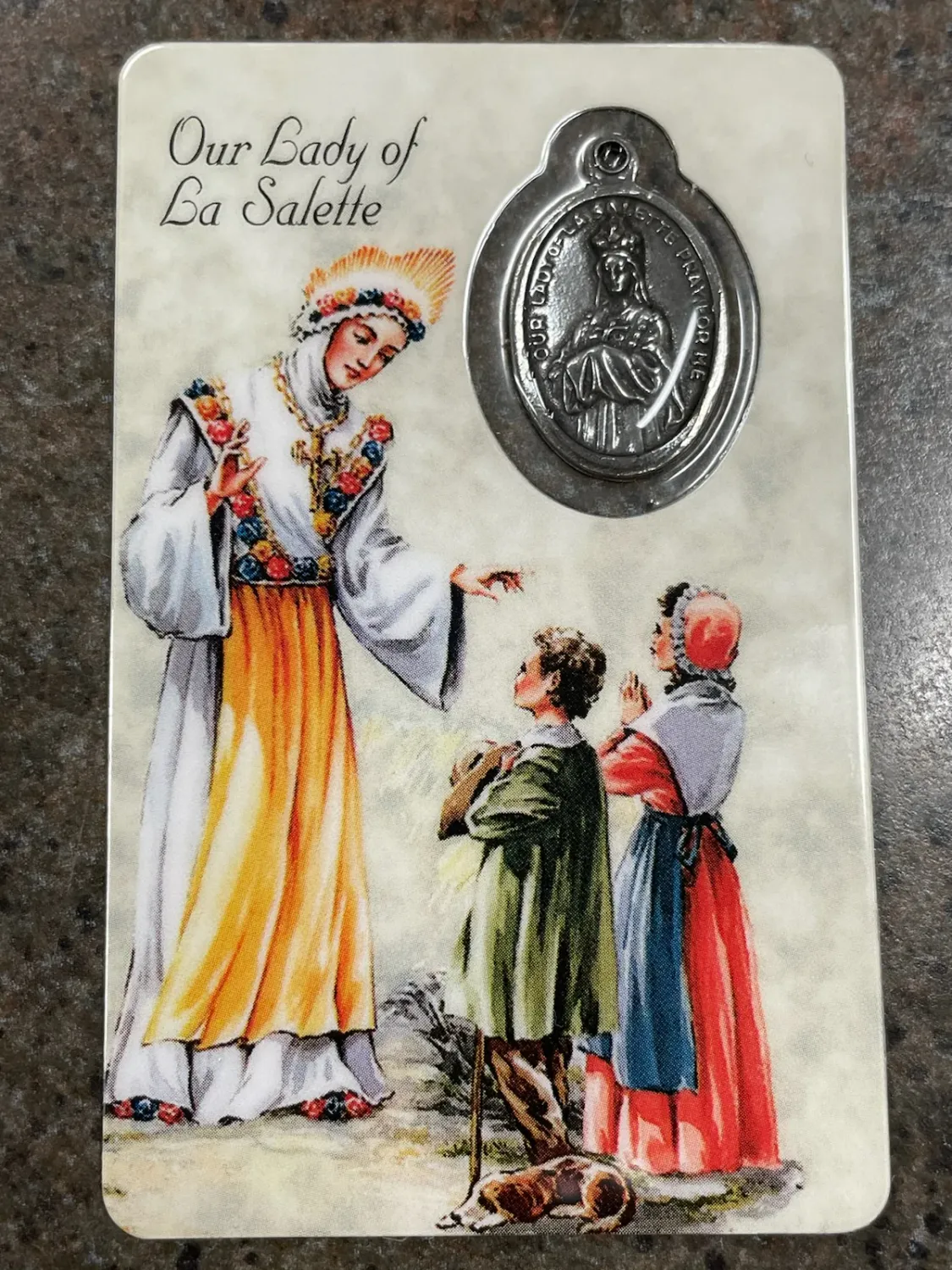 La Salette Prayer Card